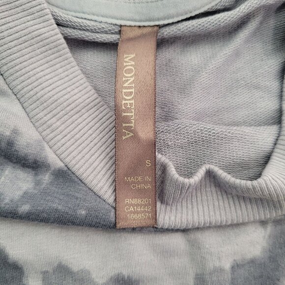 Mondetta Women Camouflage Print Crewneck Long Sleeve Sweatshirt Gray Size Small - Picture 7 of 11